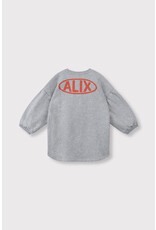 Alix the Label kids knitted sweater dress soft grey