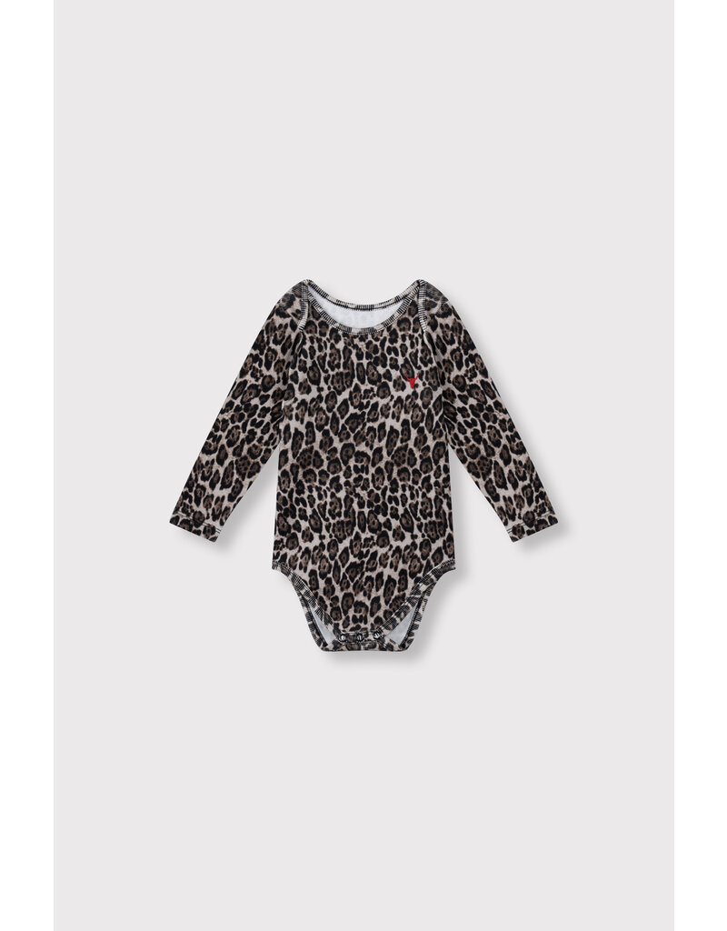 Alix the Label baby knitted jaguar romper
