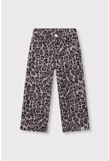 Alix the Label kids woven wide leg jaguar denim pants