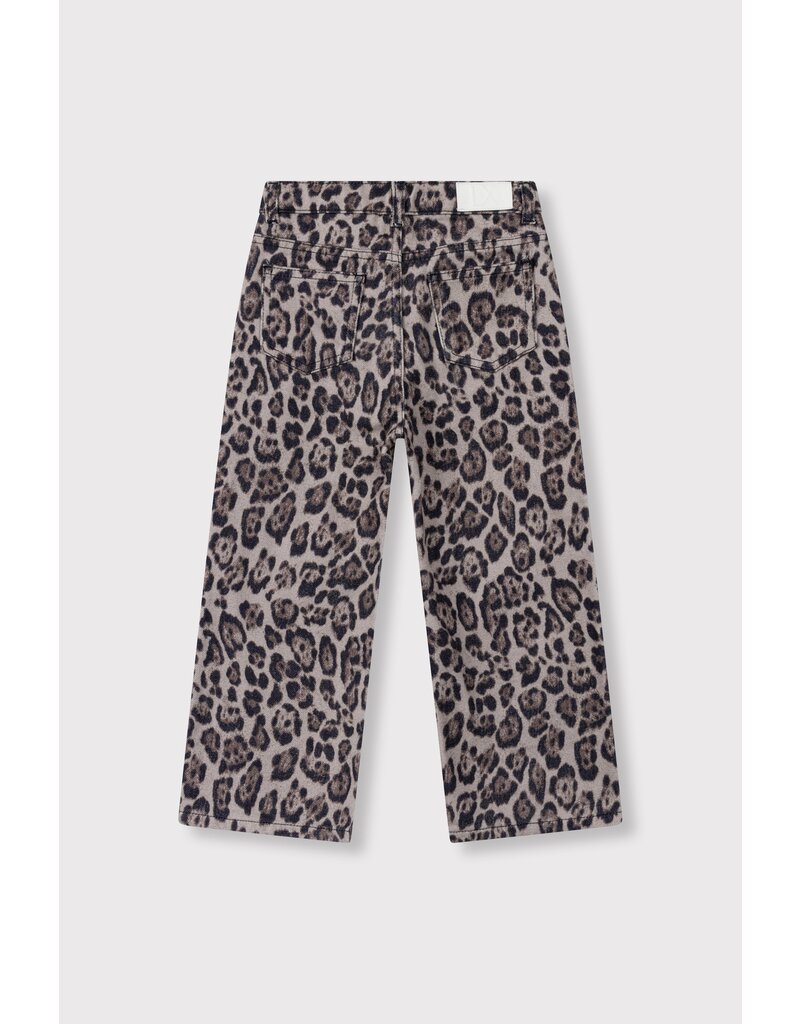 Alix the Label kids woven wide leg jaguar denim pants