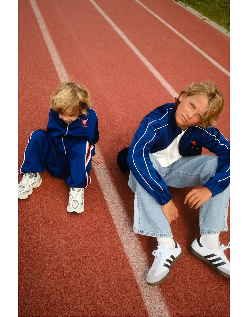 Alix the Label kids knitted jogging pants intense blue