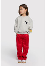 Alix the Label kids knitted wide leg pants bright red