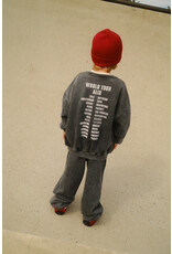 Alix the Label kids knitted alix on tour sweater charcoal grey
