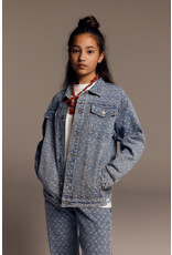 Alix the Label kids woven bull denim jacket