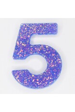 Feestbeest Kids Bedel Feestnummer Holographic Blue