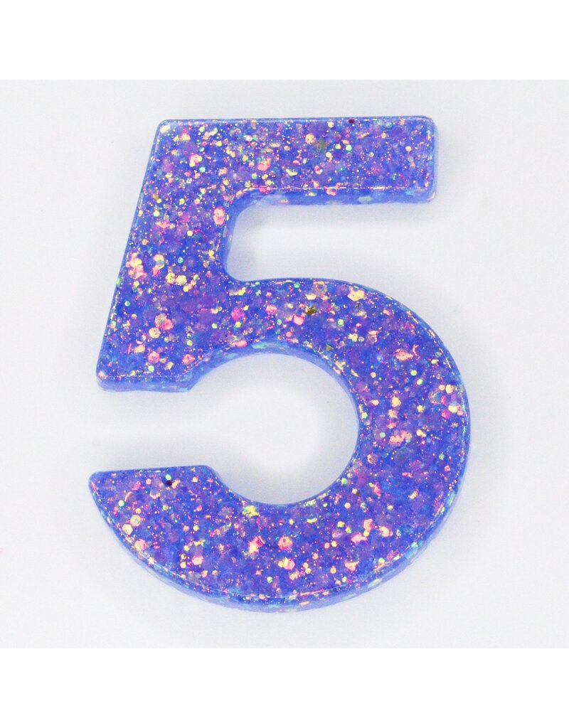 Feestbeest Kids Bedel Feestnummer Holographic Blue