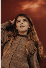 Baje Studio Morgins Cardigan Brown Cacao