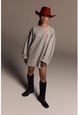 Alix the Label kids knitted sweater dress soft grey