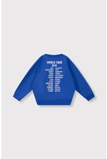 Alix the Label kids knitted on tour sweater Intense Blue