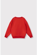 Alix the Label kids knitted label sweater Bright Red