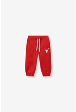 Alix the Label baby knitted sweat pants bright red