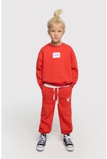 Alix the Label kids knitted label sweater Bright Red