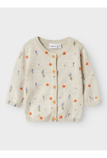 name it Ohio Knit Cardigan Peyote Melange