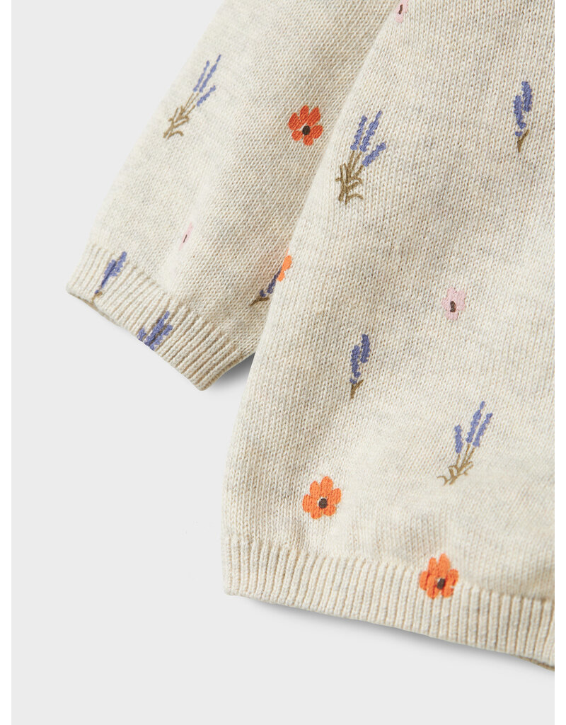 name it Ohio Knit Cardigan Peyote Melange