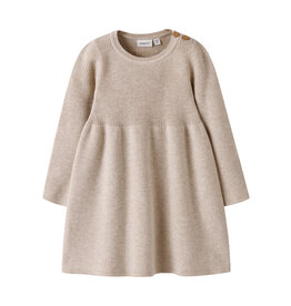 name it Olivina Knit Dress Peyote Melange