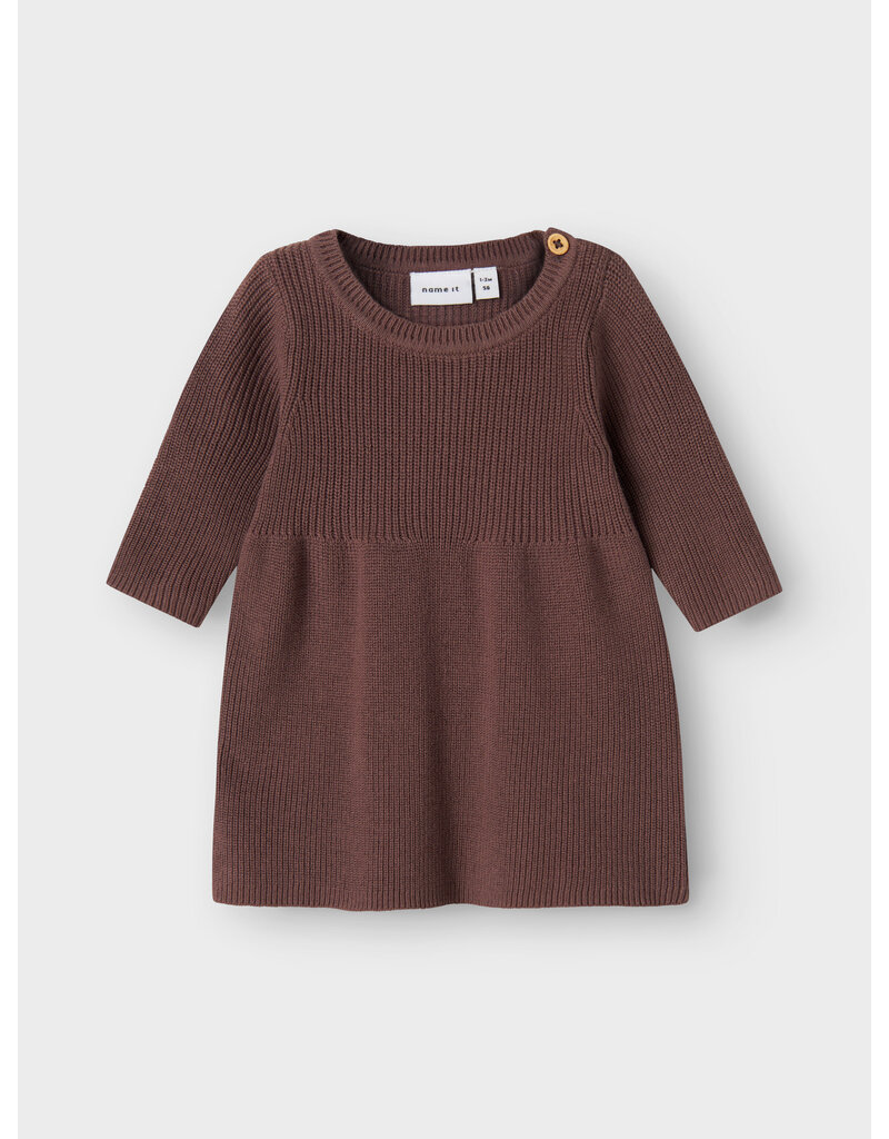 name it Olivina Knit Dress Peppercorn