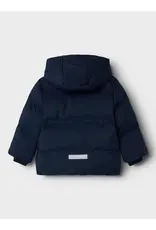 name it Musk Puffer Jacket Navy Blazer Mini