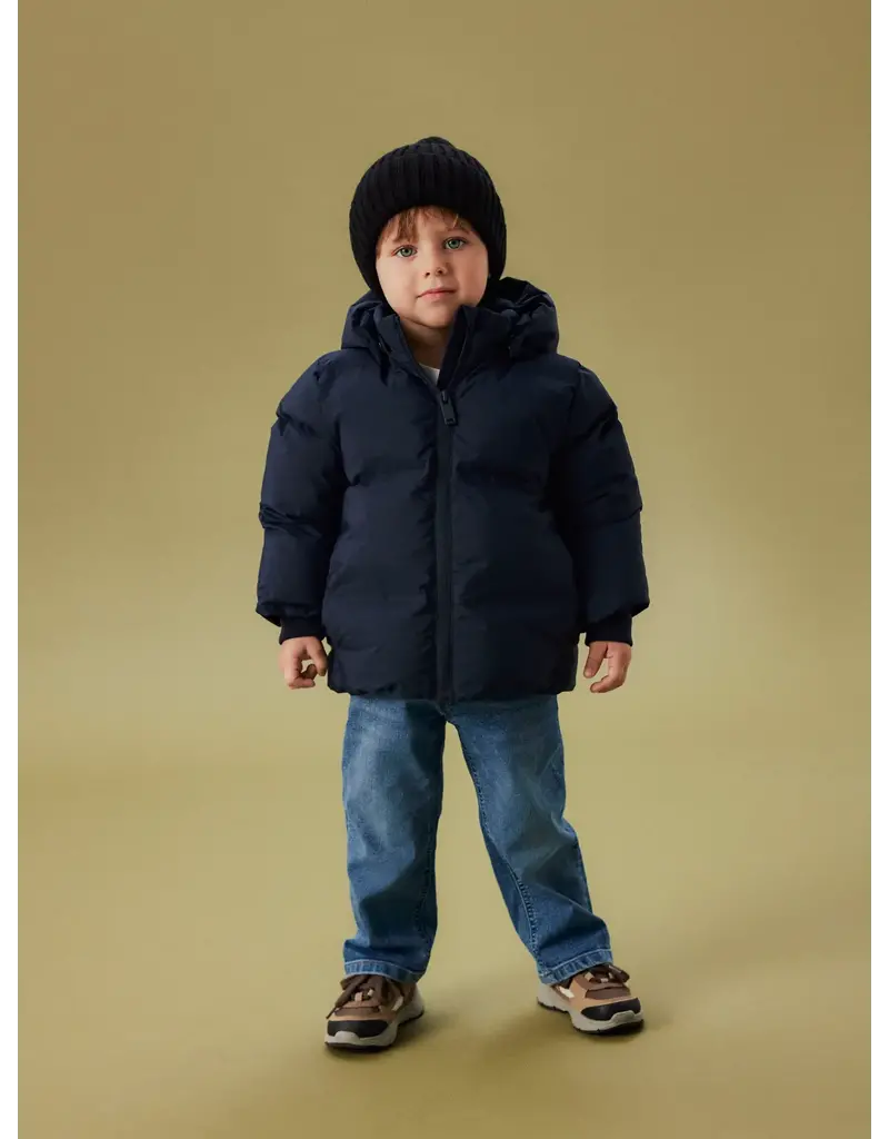 name it Musk Puffer Jacket Navy Blazer Mini