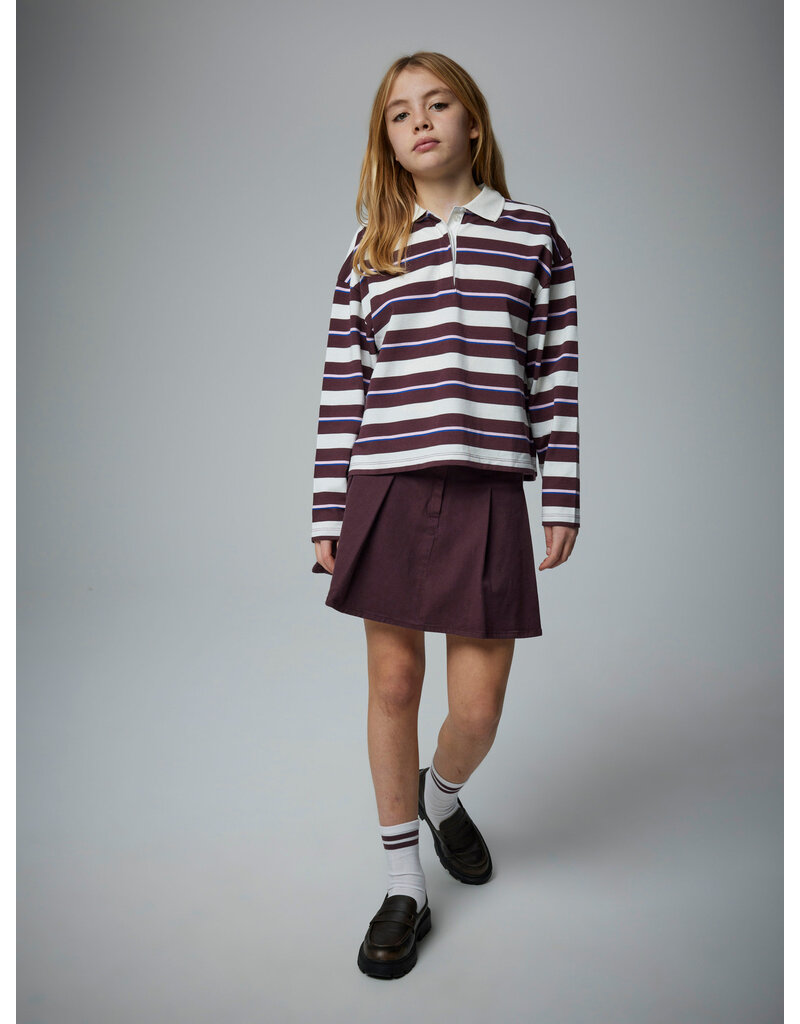 name it Rose Twill Pleated Skirt Sassafras