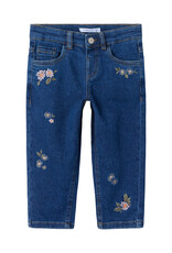name it Bella Mom emb Jeans Dark Blue Denim Flower