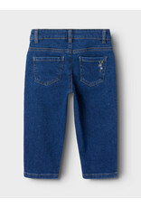 name it Belle Mom emb Jeans Dark Blue Denim Flower