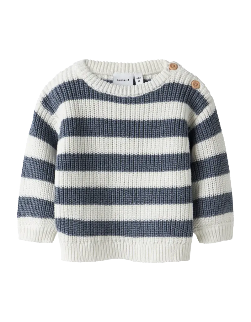 name it Olfert Knit Cloud Dancer Flintstone