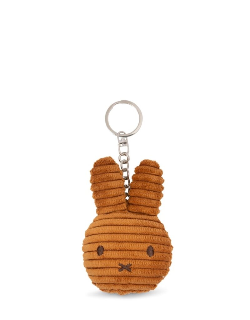Bon Ton Toys Miffy Flat Keychain ECO Corduroy cinnamon