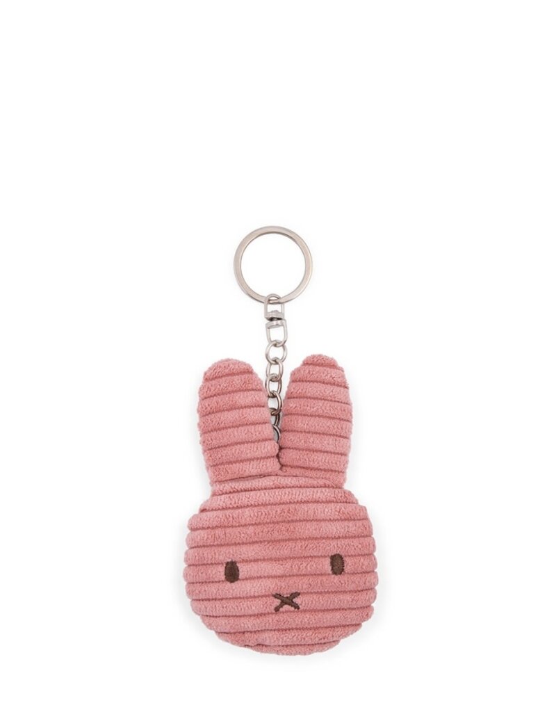 Bon Ton Toys Miffy Flat Keychain ECO Corduroy Dusty Rose