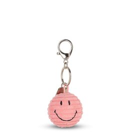 Bon Ton Toys Smiley Keychain ECO Corduroy - 4,5 cm bubblegum pink