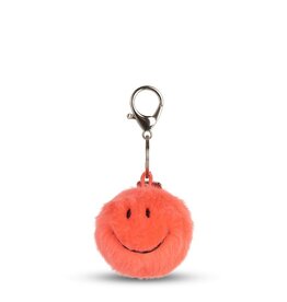 Bon Ton Toys Smiley Keychain ECO Fuzzy - 5,5 cm Bright Coral