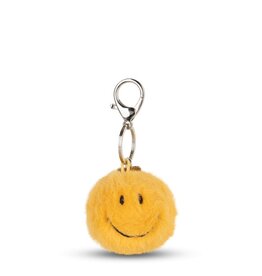 Bon Ton Toys Smiley Keychain ECO Fuzzy - 5,5 cm Yellow