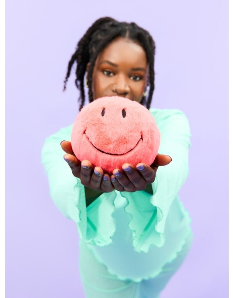 Bon Ton Toys Smiley ECO Fuzzy - 13 cm Bright Coral