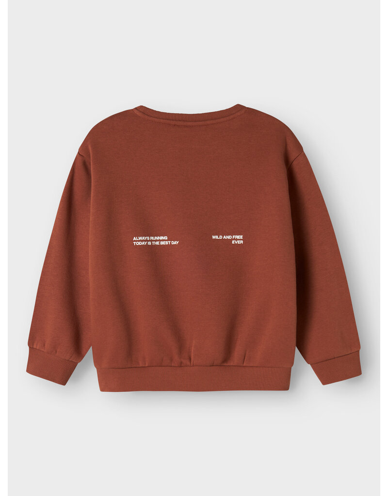 name it Mokian Sweater Carob Brown