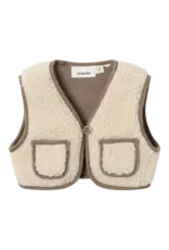 Lil' Atelier Jono Sherpa Vest Turtledove
