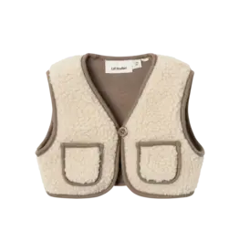 Lil' Atelier Jono Sherpa Vest Turtledove