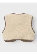 Lil' Atelier Jono Sherpa Vest Turtledove