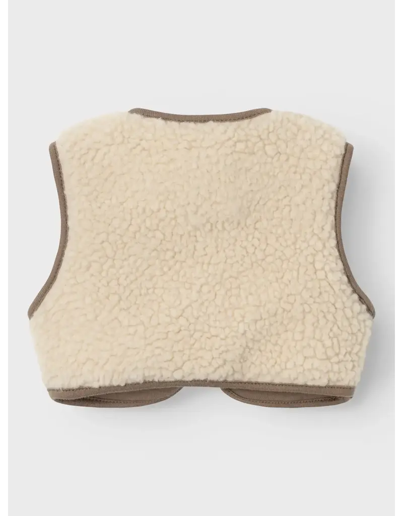 Lil' Atelier Jono Sherpa Vest Turtledove