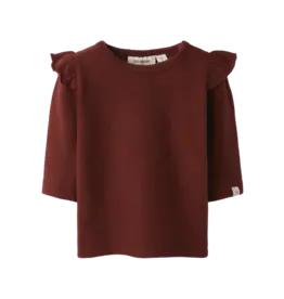 Lil' Atelier Thora Slim Top Hot Chocolat