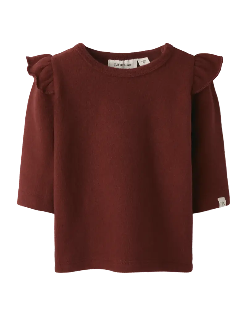 Lil' Atelier Thora Slim Top Hot Chocolat