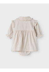 Lil' Atelier Olena Loose Body Dress Pastel Parchment