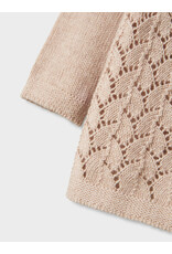 Lil' Atelier Olga Knit Top Pastel Parchment Melange