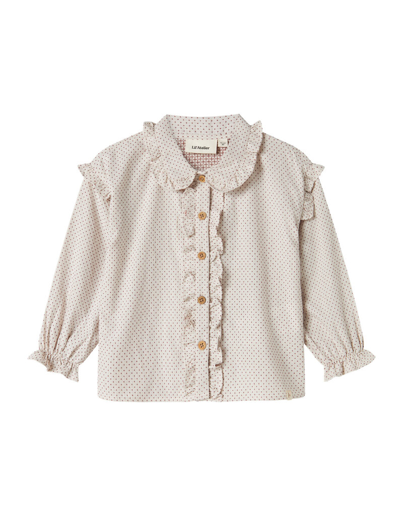 Lil' Atelier Olena Loose Shirt Pastel Parchment