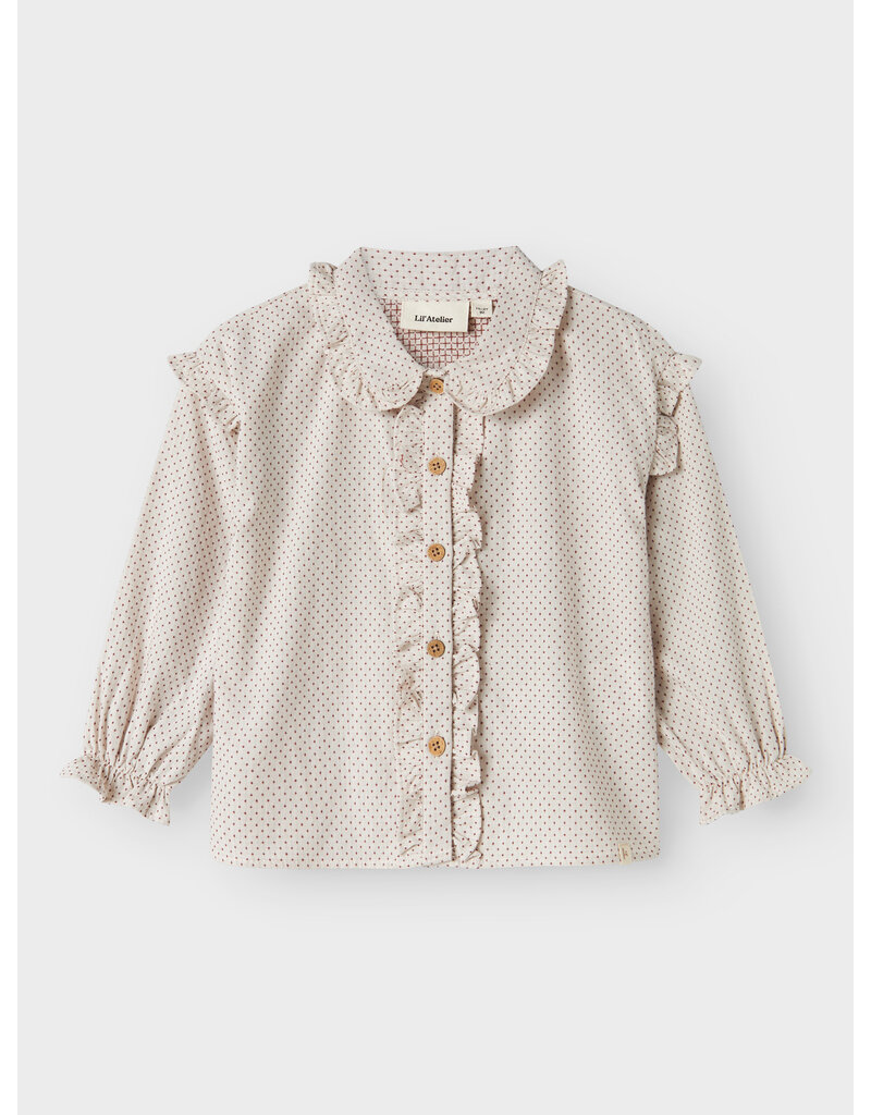 Lil' Atelier Olena Loose Shirt Pastel Parchment