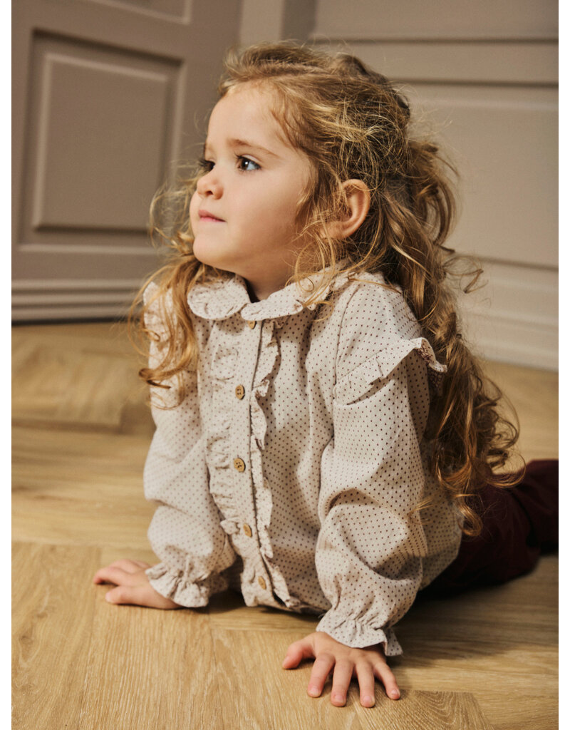 Lil' Atelier Olena Loose Shirt Pastel Parchment
