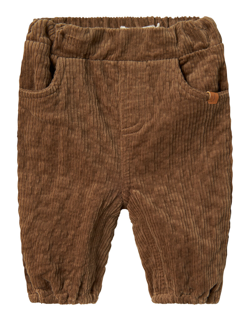 Lil' Atelier Osmund Loose Cord Pants Sepia Tint