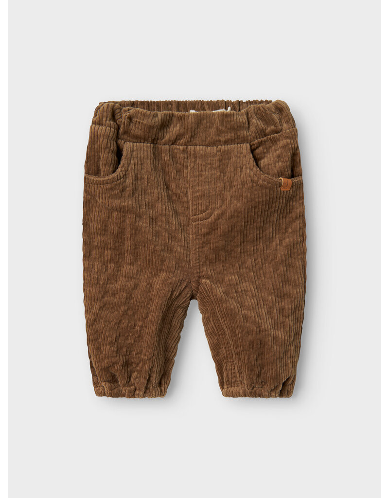 Lil' Atelier Osmund Loose Cord Pants Sepia Tint