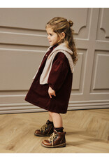 Lil' Atelier Obert Loose Cord Dress Hot Chocolate