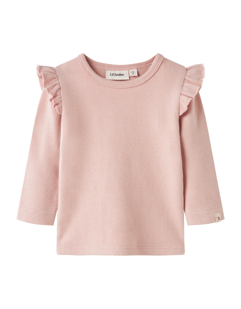 Lil' Atelier Thora Hyk Slim top Cameo Rose