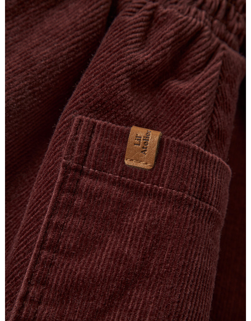 Lil' Atelier Obert Cord Skirt Hot Chocolate