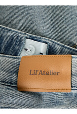 Lil' Atelier Darlee Loose Jeans Medium Blue Denim Flower